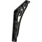 Ekena Millwork Tristan Wrought Iron Bracket, (Single center brace), Antiqued Pewter 1 1/2"W x 5 1/2"D x 8"H BKTM01X05X08STNAPW - alternate 1